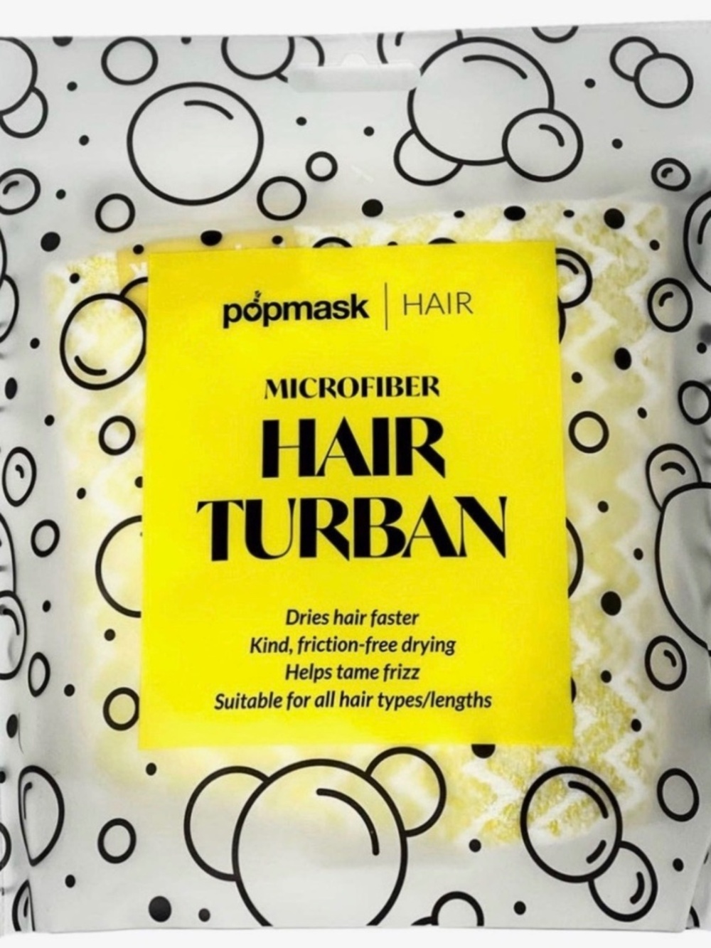 Microfiber Hair Turban - Light Green